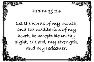 Psalm 19 14 9WB